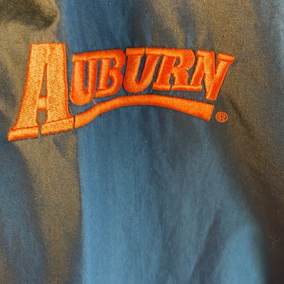 Nike‎ Team Auburn Tigers Windbreaker Climafit XL Blue Orange Embroidered - Picture 5 of 9